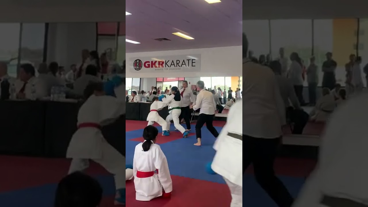 GKR karate tournament 2022 Serenity kumite fight