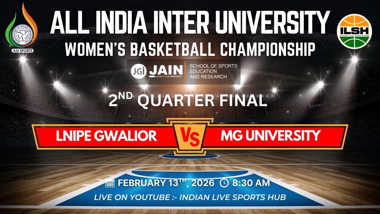 2ND  QUARTER FINAL - LNIPE GWALIOR VS MG UNIVERSITY || AIU WOMEN'S BASKETBALL CHAMPIONSHIP