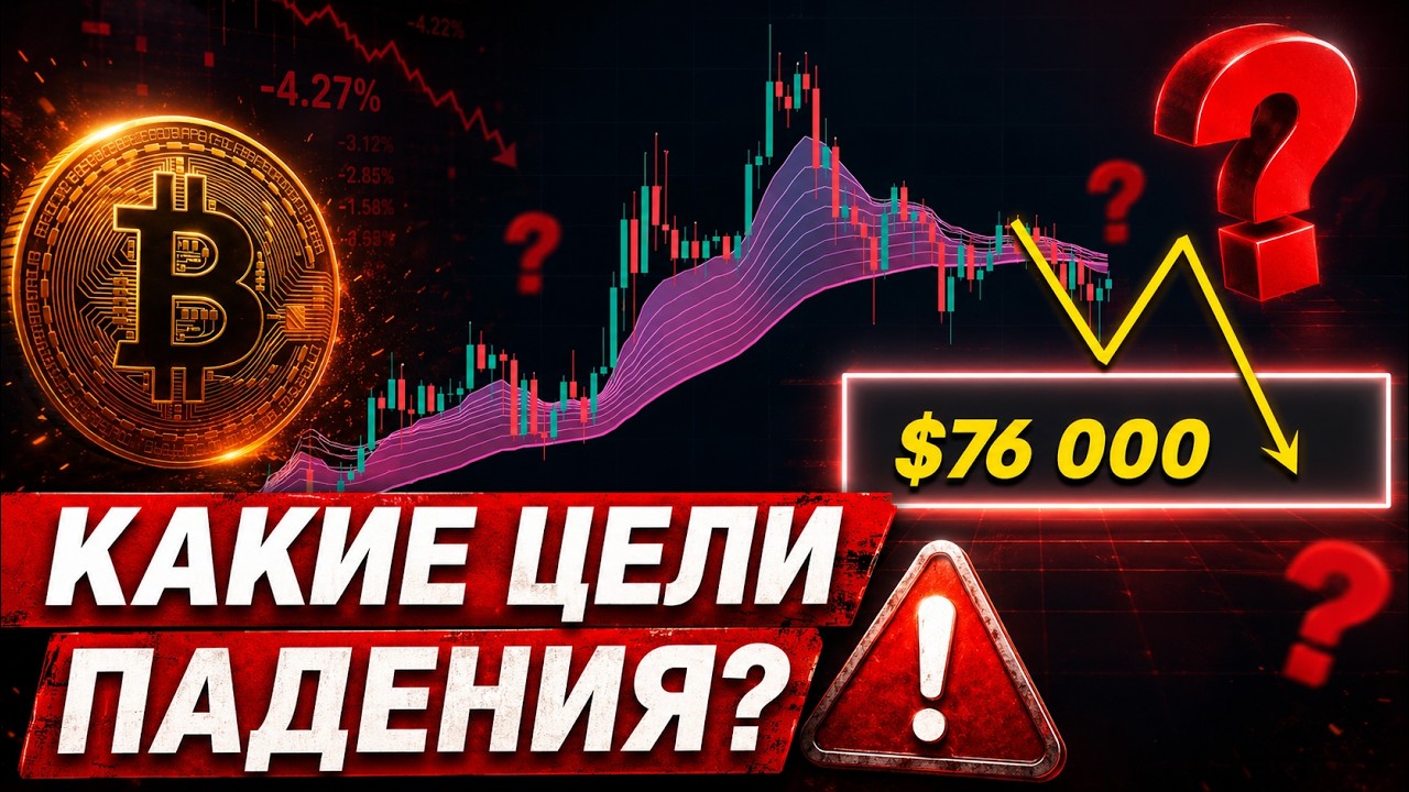 ❗️БИТКОИН &ndash; ЖДЕМ ПОГРУЖЕНИЕ ВНИЗ!