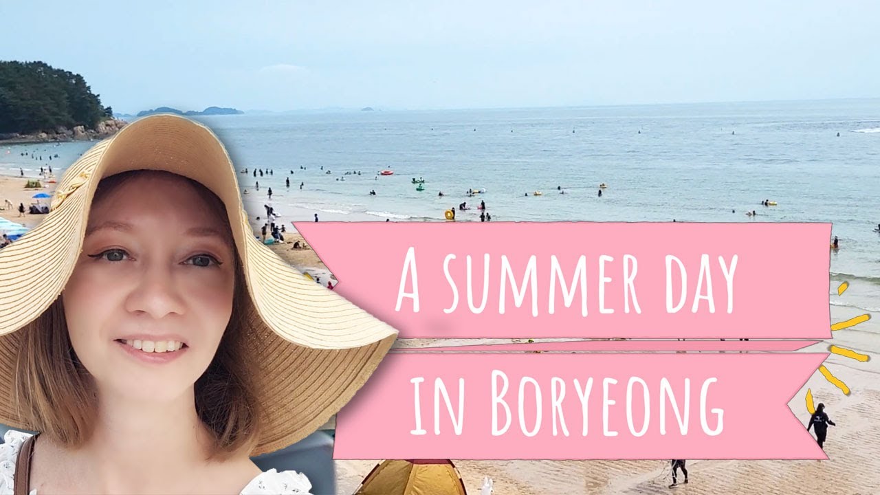 A day in BORYEONG, Korea - Daecheon + Muchangpo beach & Sanghwawon