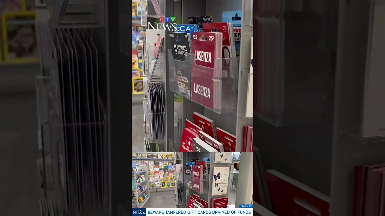 How to spot if a gift card has been tampered with before your purchase
