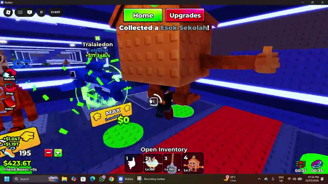im playing survive disaster for brainrots