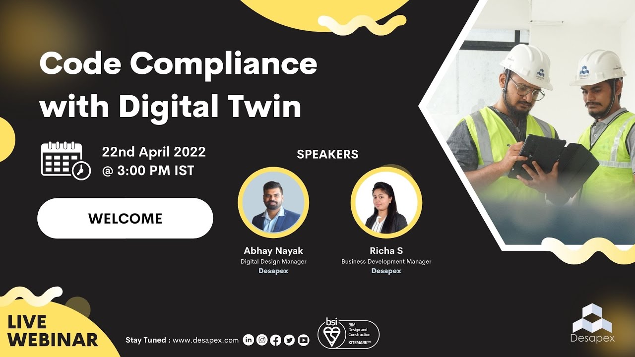 Code Compliance with Digital Twin | Webinar | BIM Projects | Desapex | Digital construction