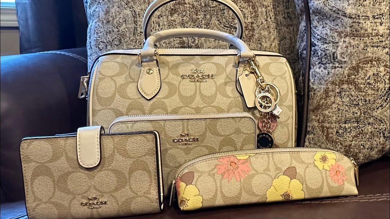 Coach Rowan Satchel in Signature Canvas WIMB