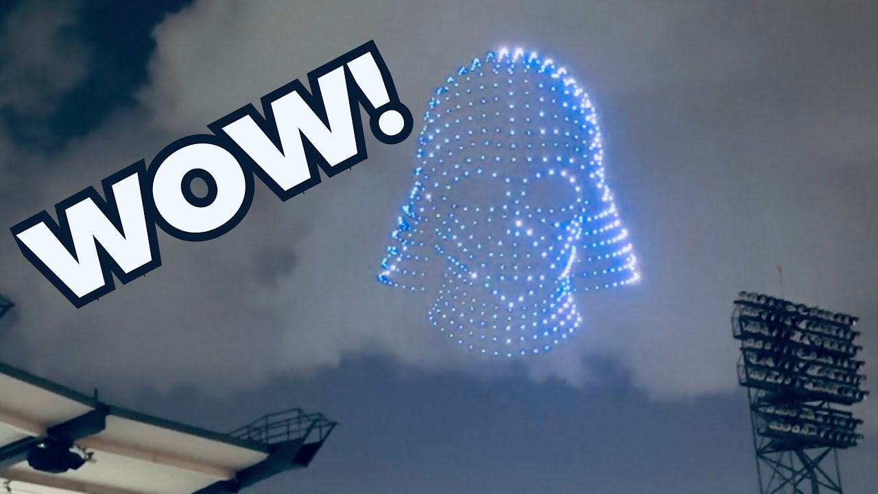 STAR WARS DRONE SHOW - ANGELS STAR WARS NIGHT - 4/26/2024