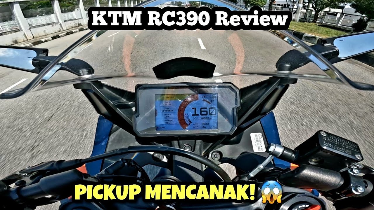 KTM RC 390 2023 Malaysia | TEST RIDE | PICKUP MENCANAK!