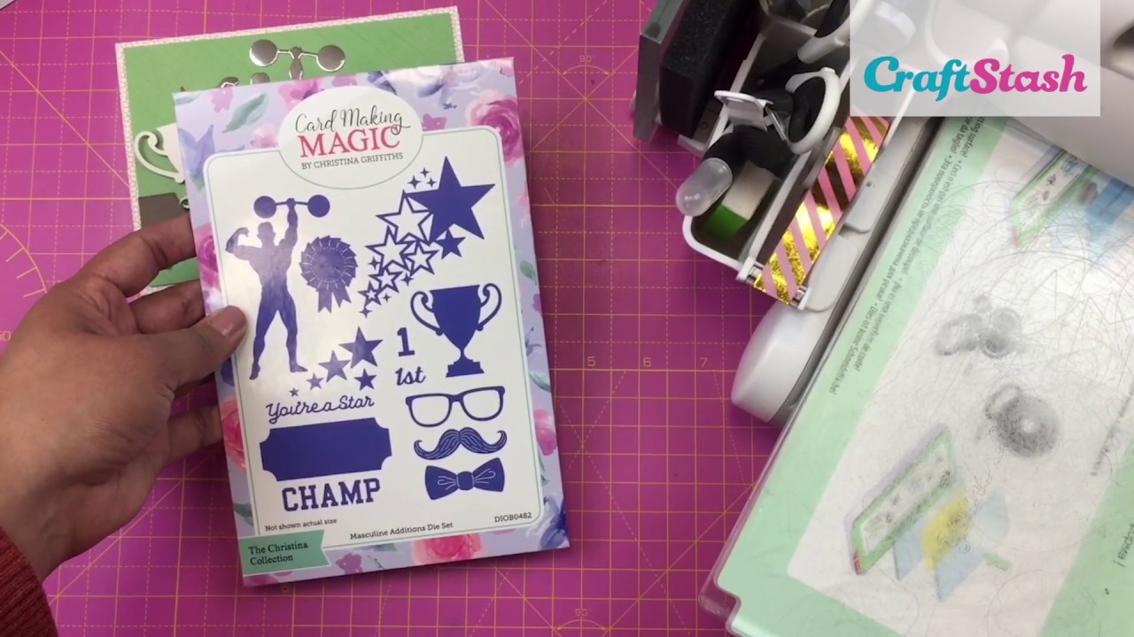 Masculine Card Ideas | Cards For Men Using Card Making Magic Supplies