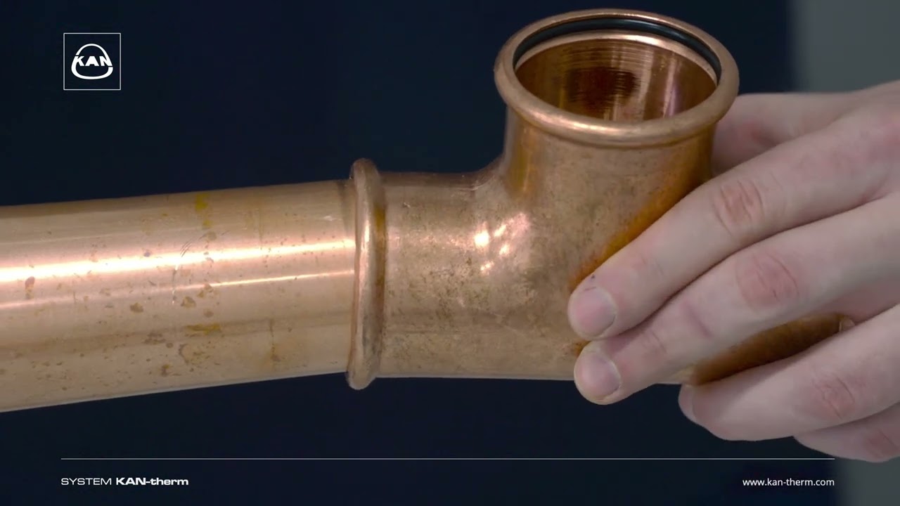 Jak łączyć rury miedziane bez lutowania? Montaż systemu KAN-therm Copper &Oslash;12-108 mm
