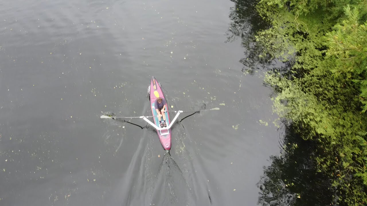 RowSUP sculling on a Lake 3