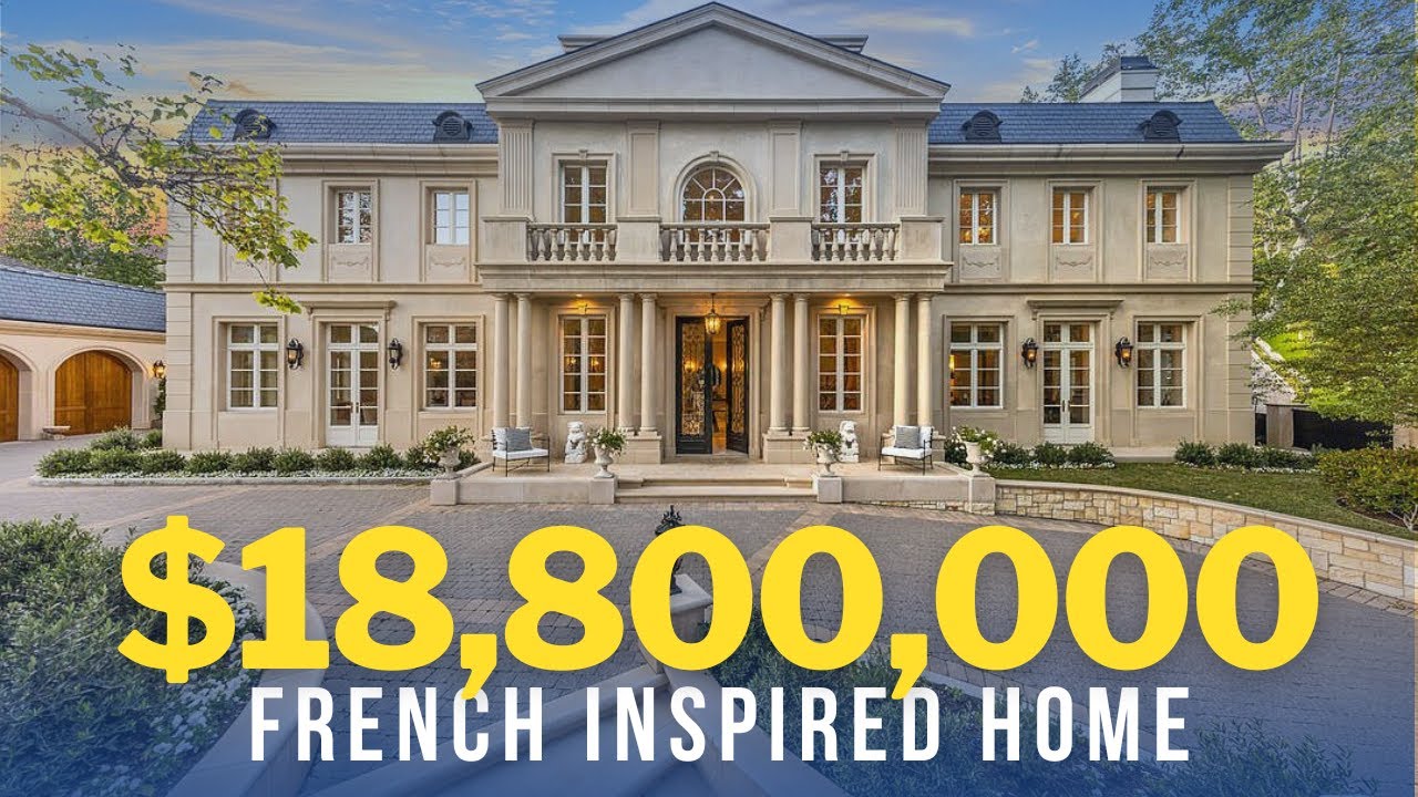 Touring an $18,800,000 French Chateau Inspired listing situated in Bel Air