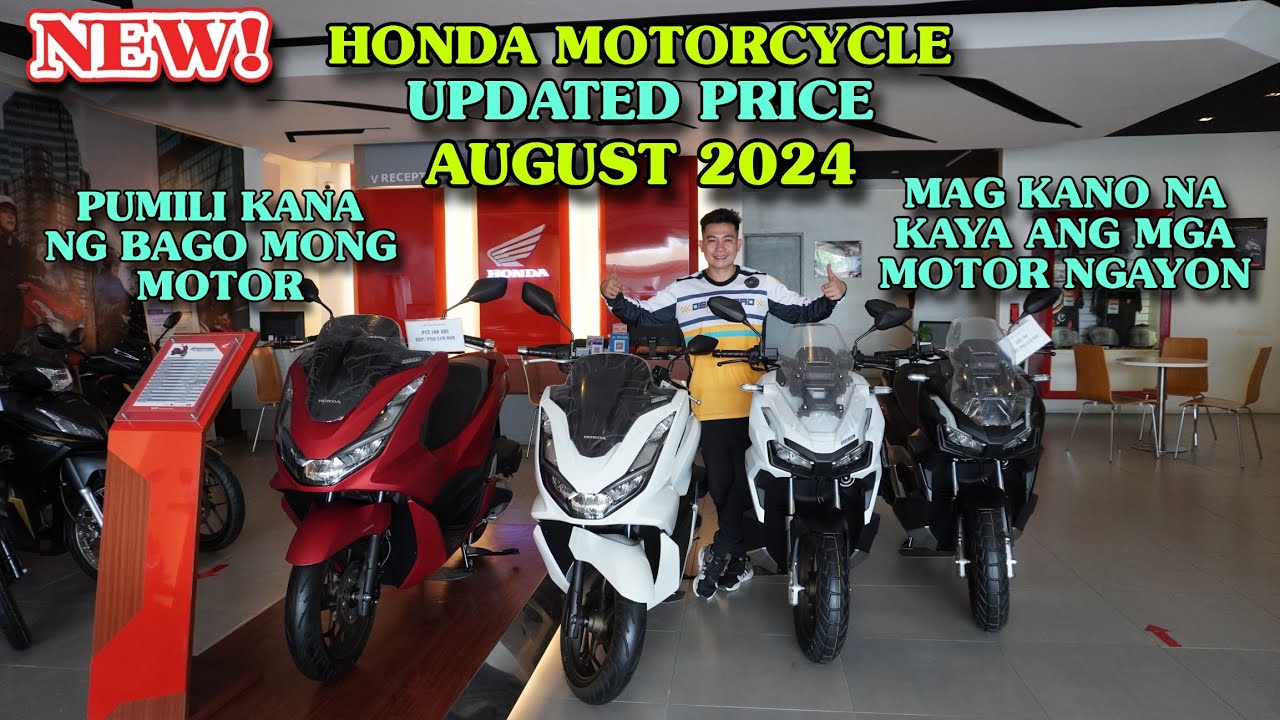HONDA PRICE UPDATE AUGUST 2024 PHILIPPINES