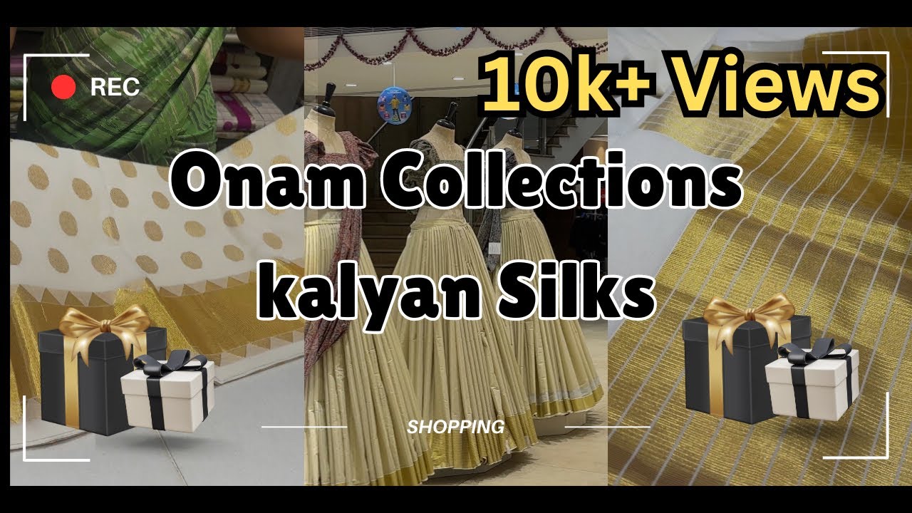 Last Minute Onam Shopping |Kalyan Silks Kochi| Onam Shopping Vlog | Onam 2024🌸|Suprise Gifts🎁