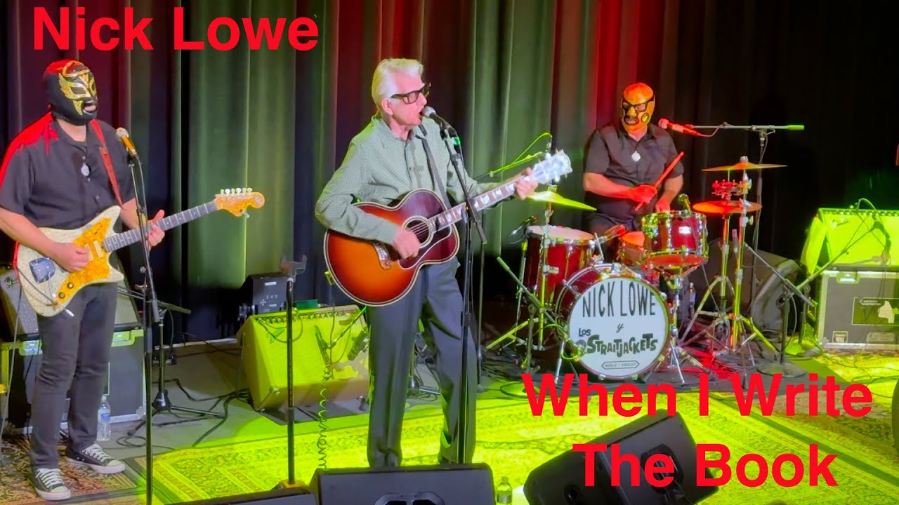 When I Write The Book - Nick Lowe & Los Straitjackets - Dallas, Tx 12/14/24