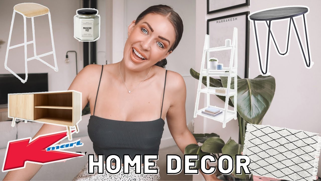 HUGE KMART HAUL ! Decor & Furniture - *Apartment Makeover* | Emma Caitlain