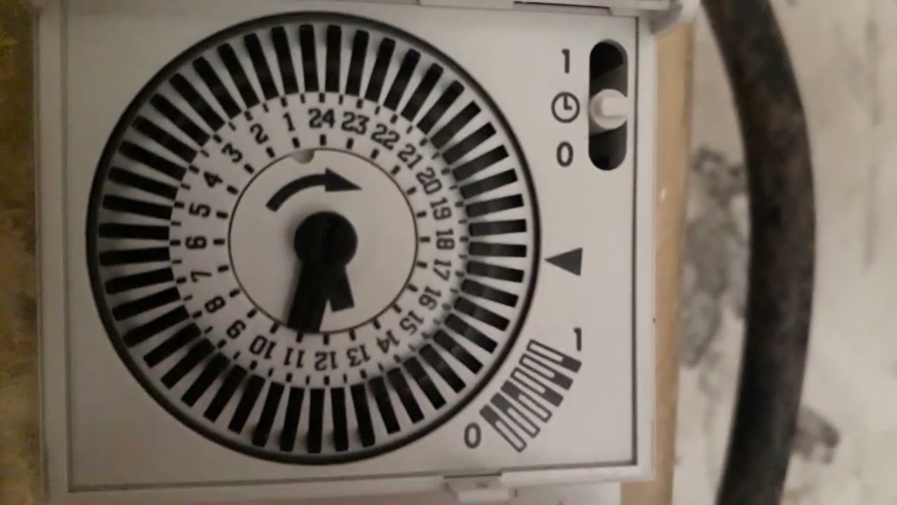 Programmation du minuteur du mode automatique sur sa piscine