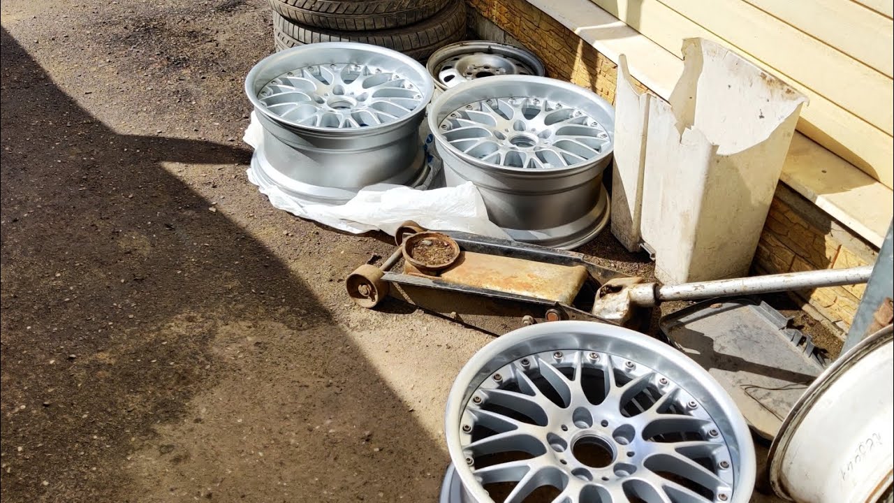 Восстановление колёс из Японии/BBS R18 для e39 42style