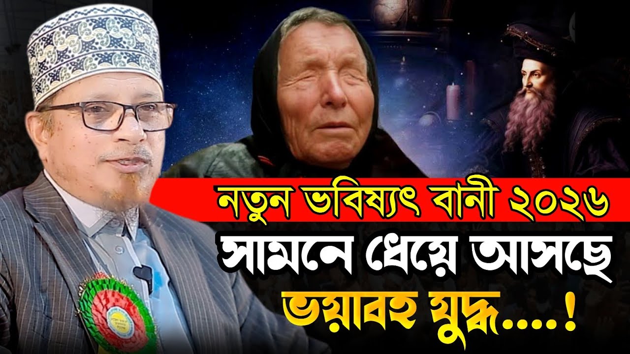 কঠিন বিপদ সামনে নতুন ভবিষ্যৎ বানী ২০২৬ | মুফতি কাজী ইব্রাহীম নতুন ওয়াজ || Mufti Kazi Ibrahim new waz