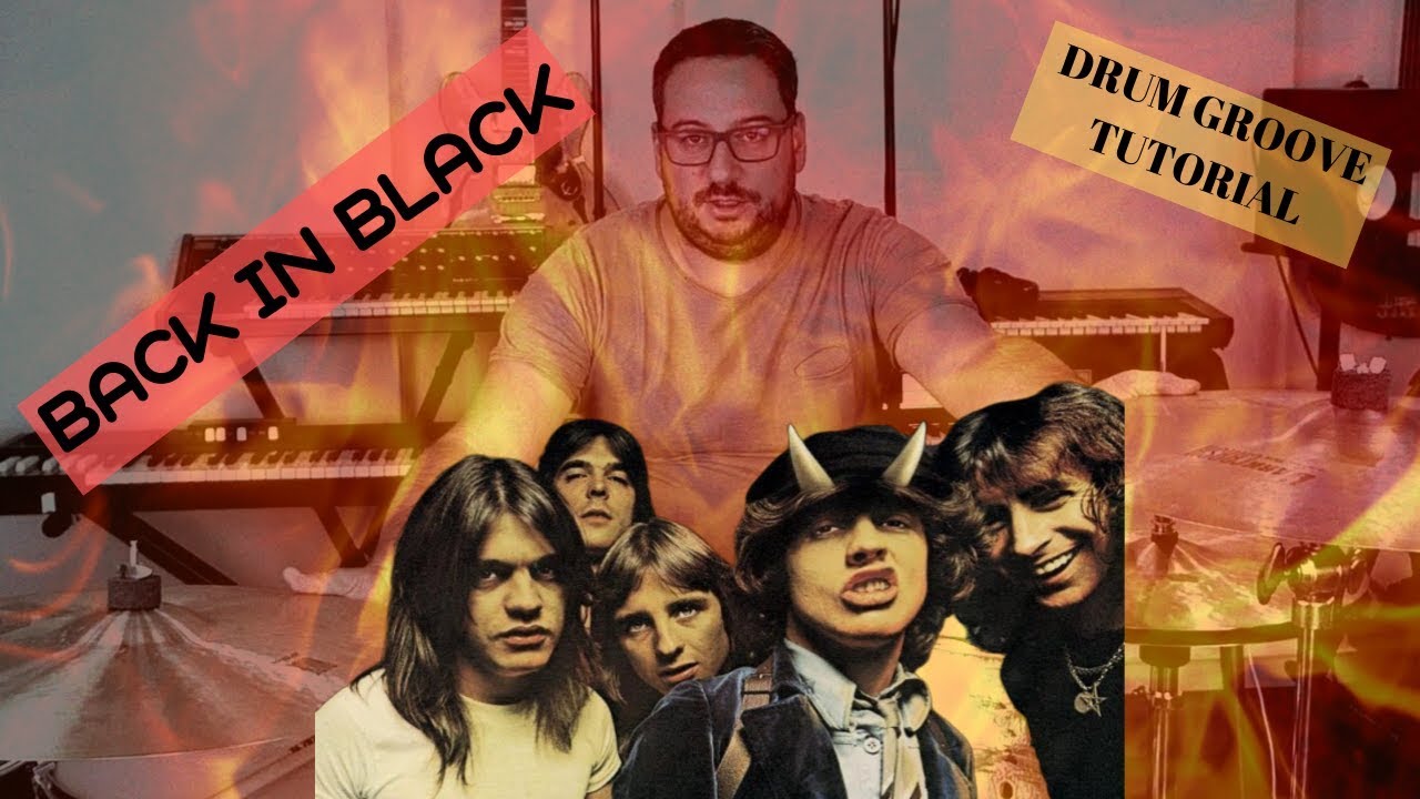 Back in black  (AC/DC) BATTERIA GROOVE TUTORIAL