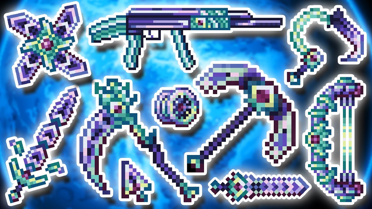 Я добавил ВСЕ ЗЕНИТНОЕ оружие, которое существует в Terraria!