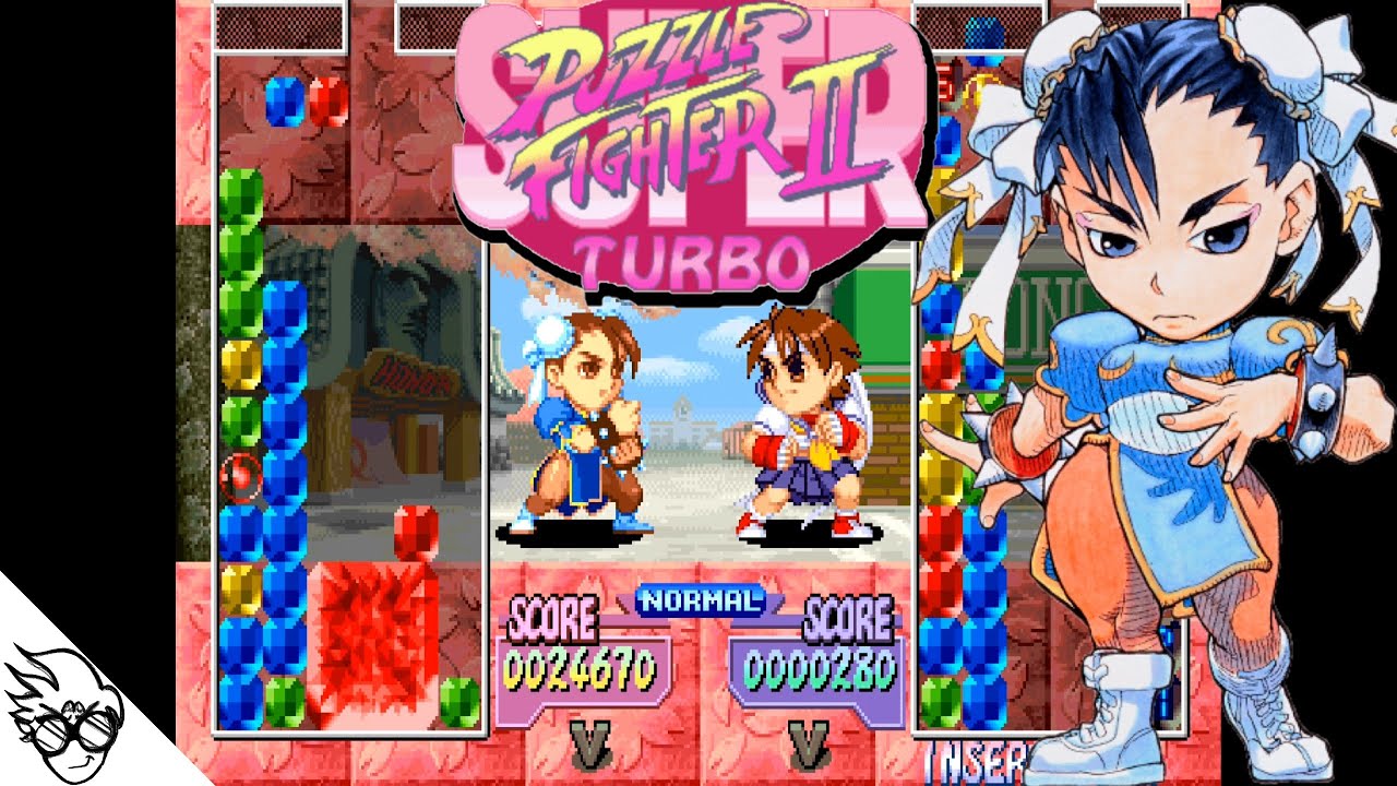 Super Puzzle Fighter II Turbo (Arcade 1996) - Chun-Li [Playthrough/Longplay]