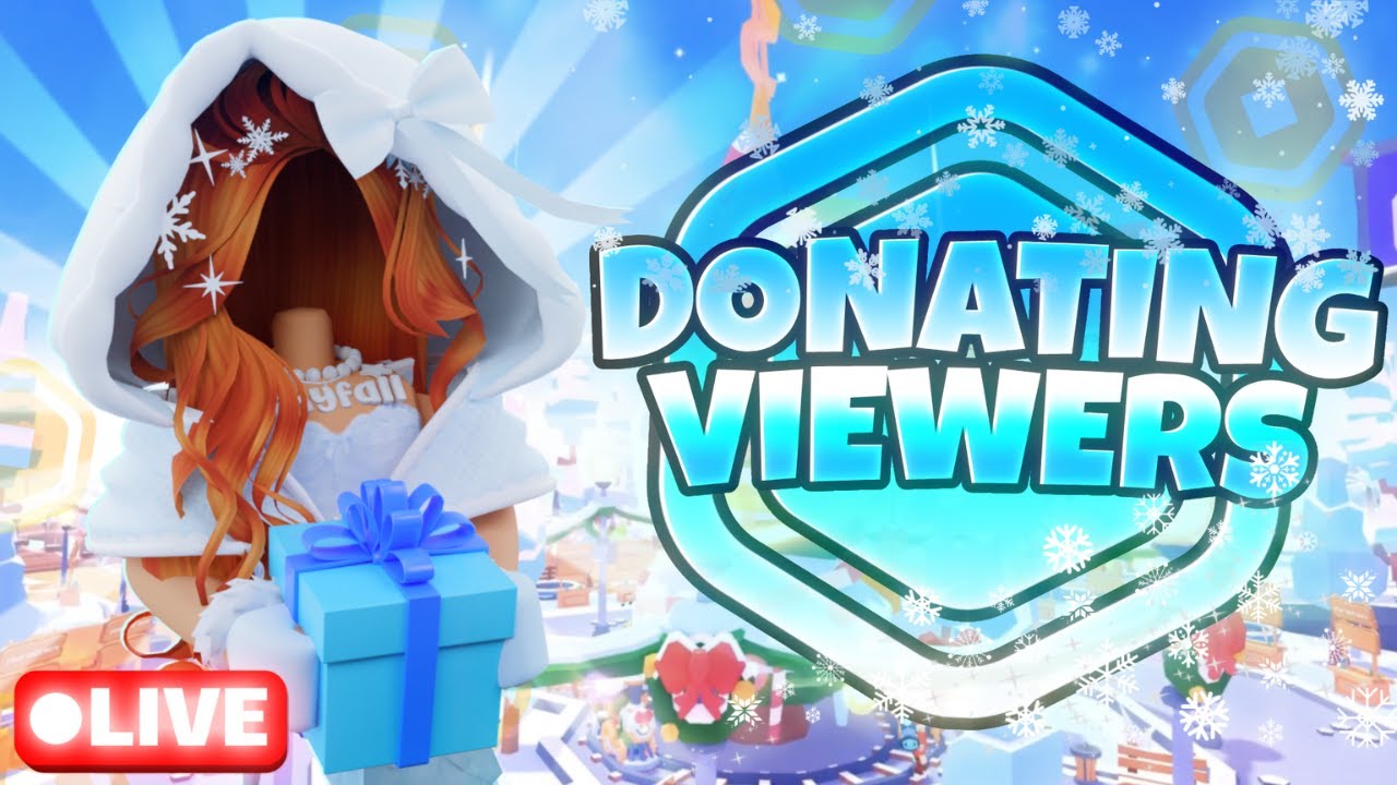 🔴 Pls Donate Live | 💰 Donating Robux To Viewers |💸23,000 Robux Giveaway | 🎄Christmas Roblox