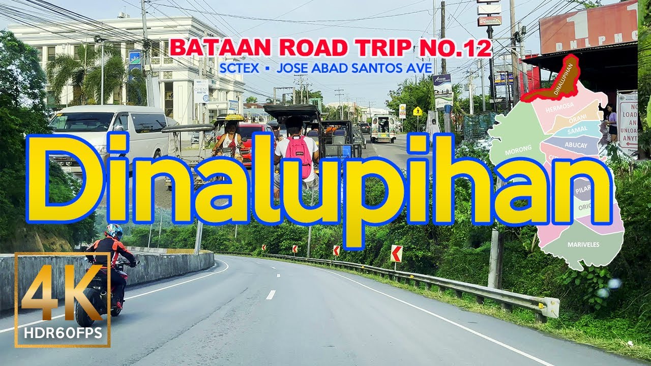 DINALUPIHAN Joyride from SCTEX to Olongapo - Bataan Road | Philippines | 4K
