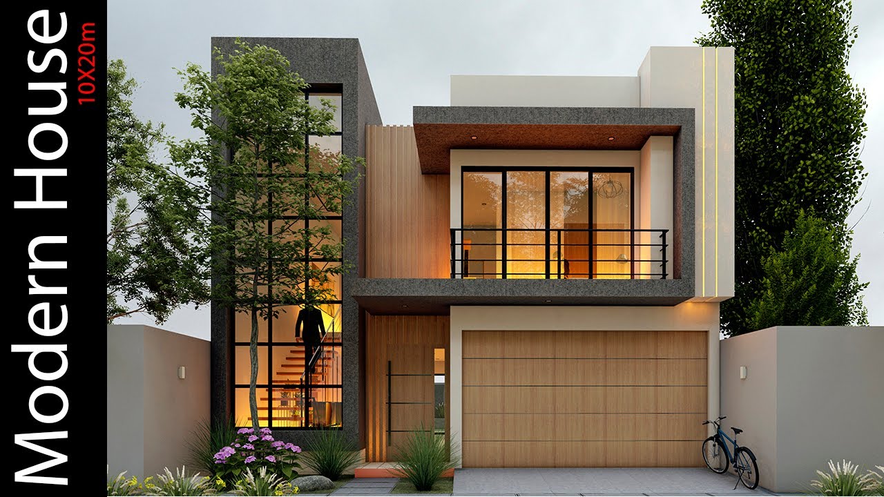 🏡| CASA MINIMALISTA MODERNA | 10X20M | 3 HABITACIONES