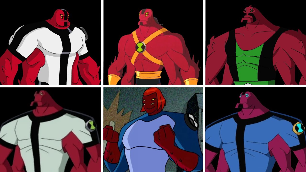 🇧🇷 Todas as Transformações do Quatro Braços - ben10 (Dublado)