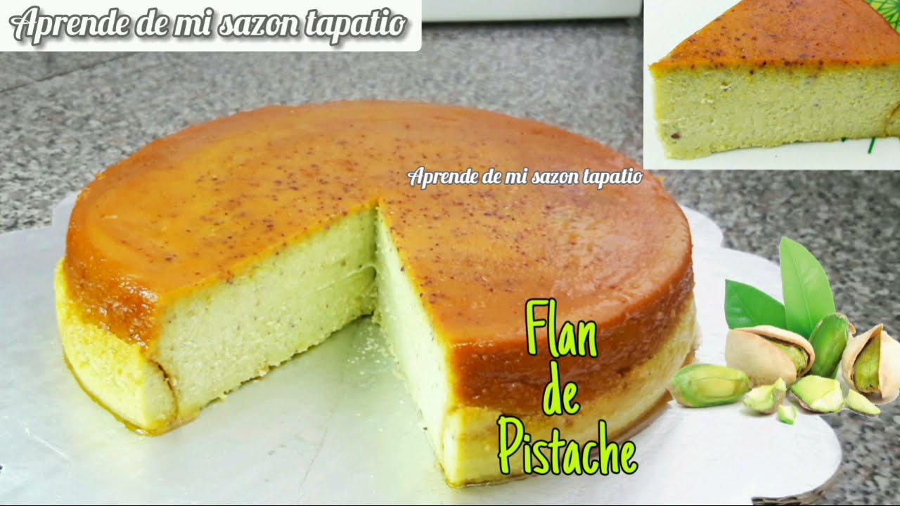 Receta  de Flan de pistache /  Flan recipe /Flan para negocio / postres para vender # flan