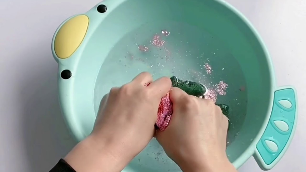 CRUSHING SOAKING FLORAL FOAM , MOST SATISFYING VIDEO