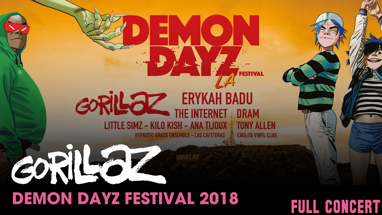 Gorillaz - Demon Dayz Festival LA 2018 (Full Concert)