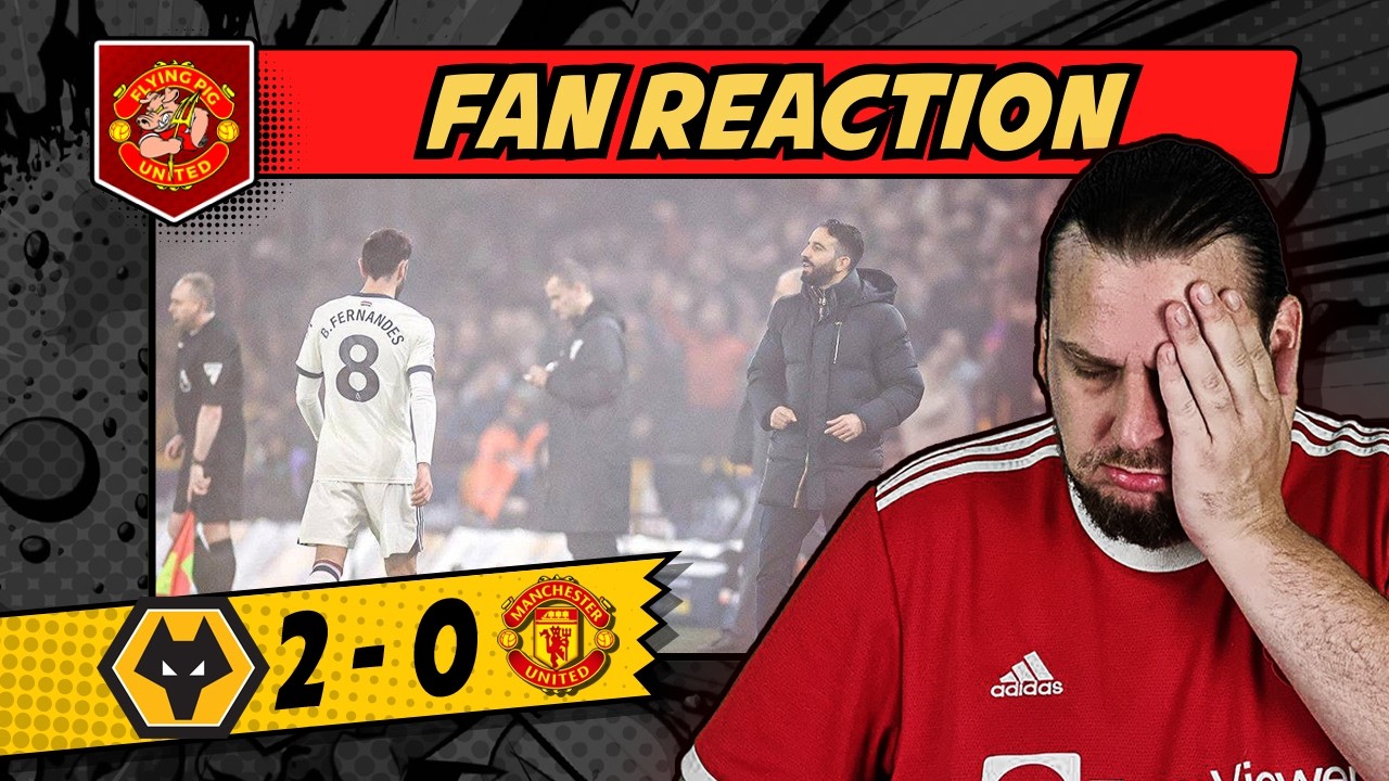 RANT 🤬 Bruno Fernandes Red Card BOTTLE JOBS! Wolves 2-0 Man Utd GOALS United Fan REACTION