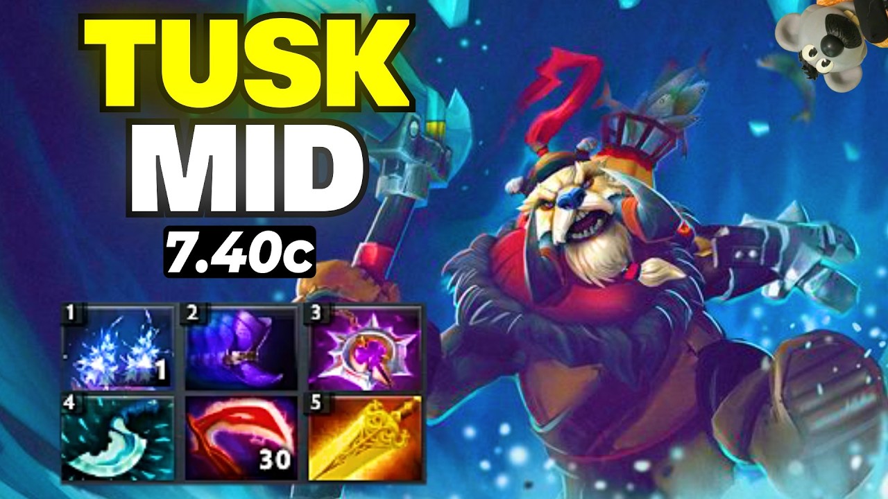 O TUSK MID mais DESTRUIDOR do PLANETA! - Jogando com o CHAT