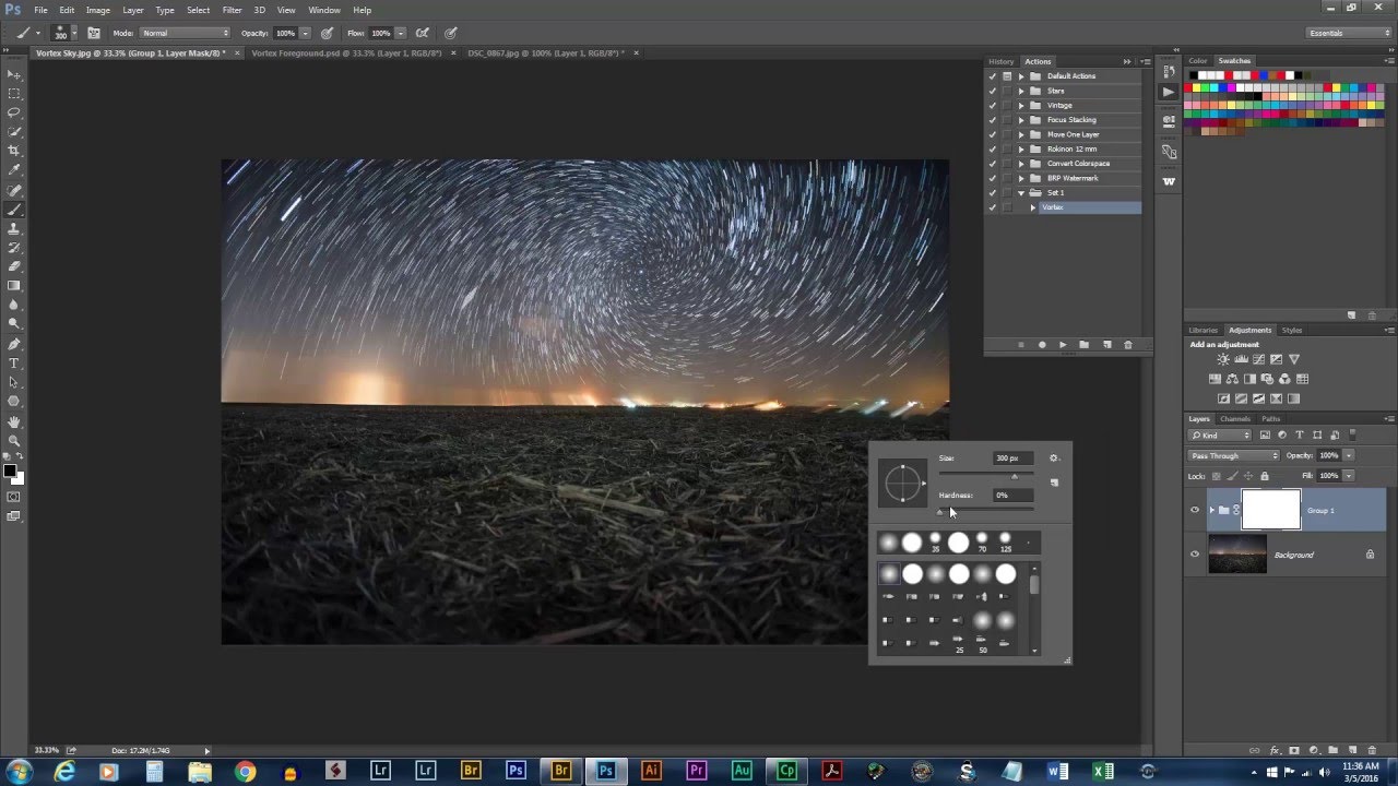 How To: Make Vortex Star Trails in Photoshop CC