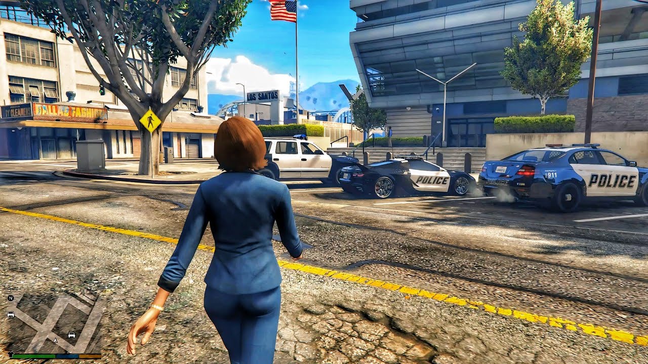 Gta V Enchanted - Molly Secretly Stole a Police Car… And Didn’t Tell Franklin or Trevor😳🔥