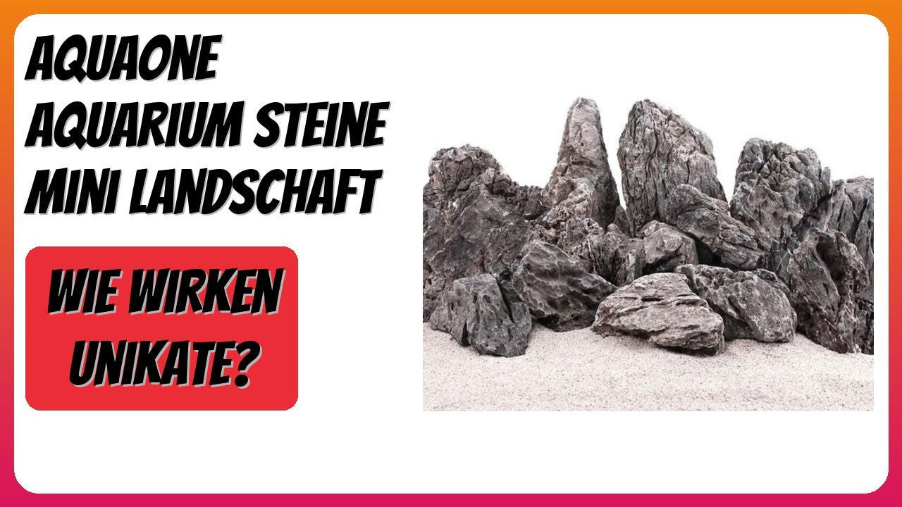 BEWERTUNG (2026): AquaOne Aquarium Steine Mini Landschaft. Infos