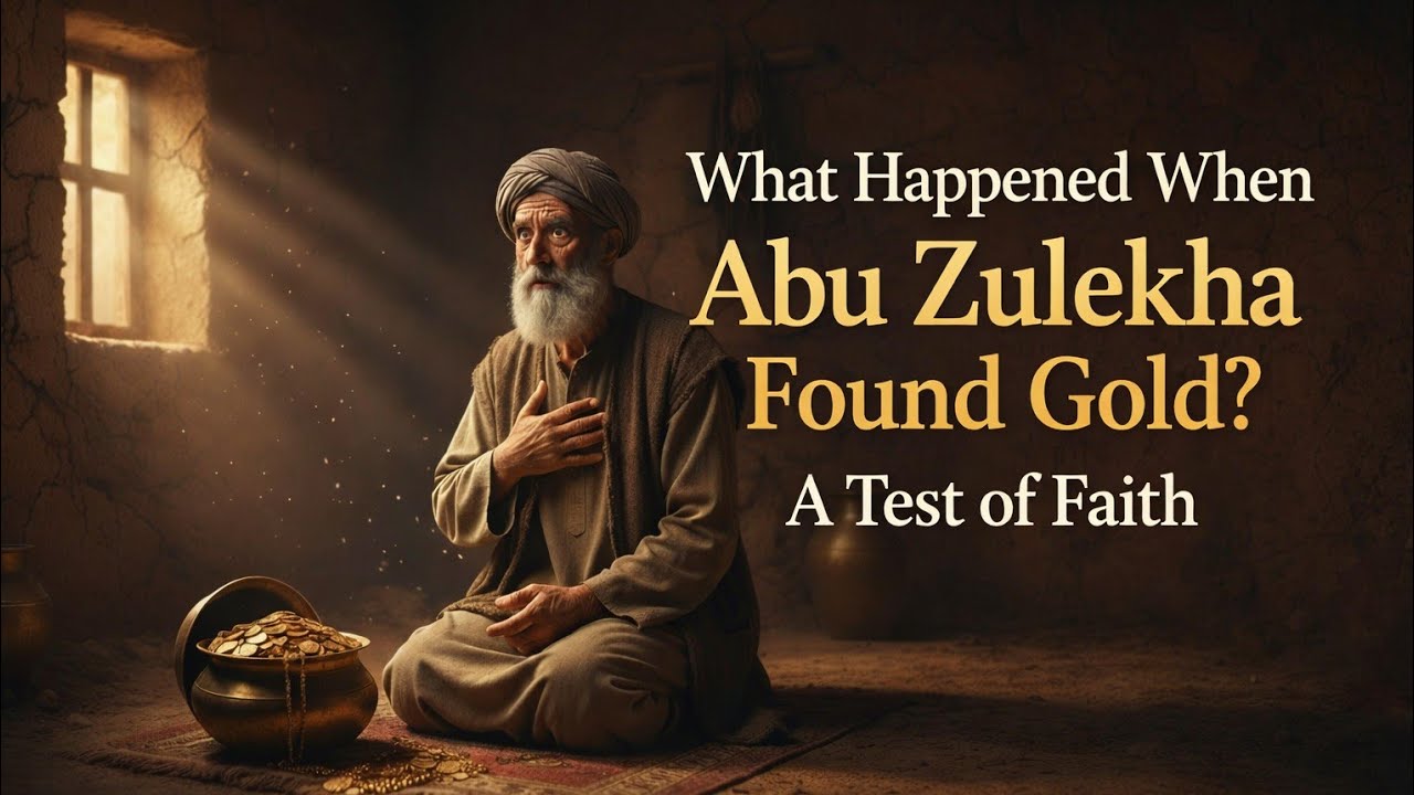 What Happened When Abu Zulekha Found Gold? A Test of Faith.جب ابو زلیخا کو سونا ملا)۔۔۔)