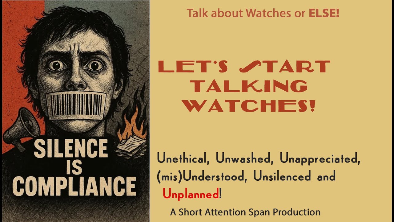 Ok Punks! Start Talking (About watches!) Live Stream Now! Unplanned!