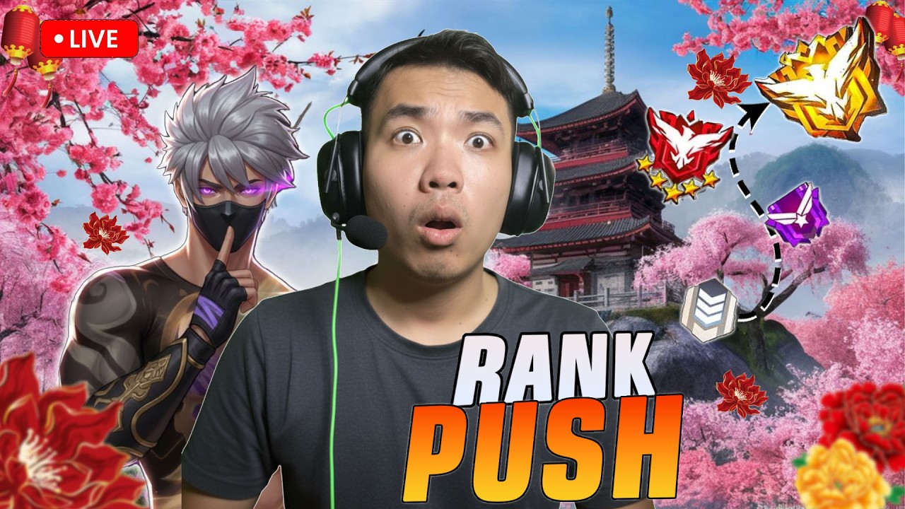 🔴LIVE | RANK PUSH Free Fire| B-PS2FF LIVE!! #shortsfeed #FreeFire #b_piseth2ff