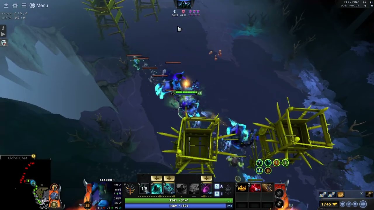 New Hero Abaddon Gameplay | Hotline: Eternal Defense (Roshdef)