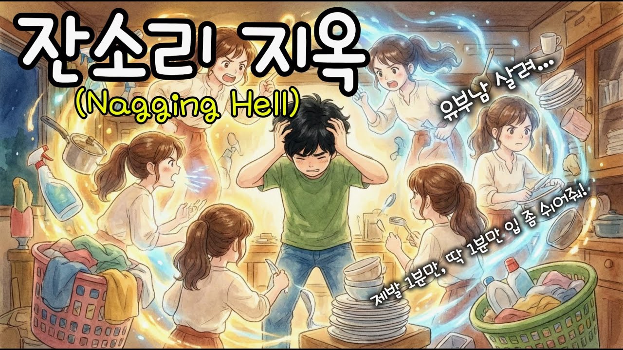 잔소리 지옥 (Nagging Hell) - AI HipHop Song [KIM INGONG]