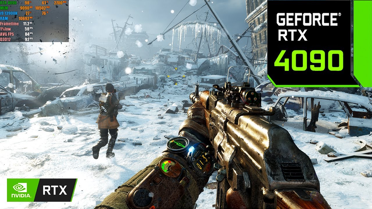 Metro Exodus : RTX 4090 24GB ( 4K Maximum Settings RTX ON / DLSS OFF )