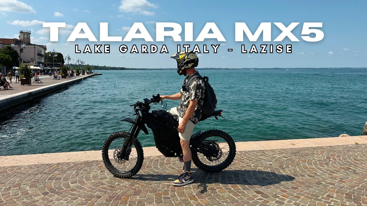 E-Ride am Gardasee | TALARIA MX5 in ITALY at LAKE GARDA - Lazise | POV Cruise