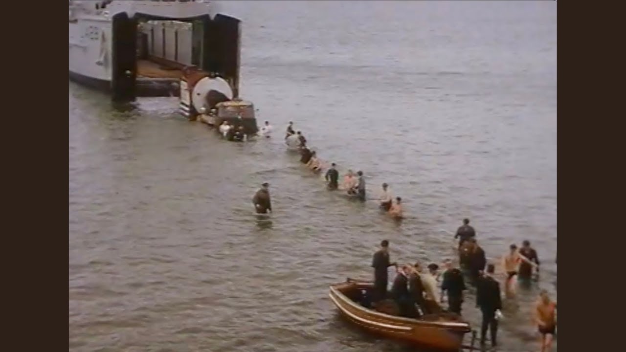 Bowmore Distillery 1964 Stills Transportation by Tank Landing Craft