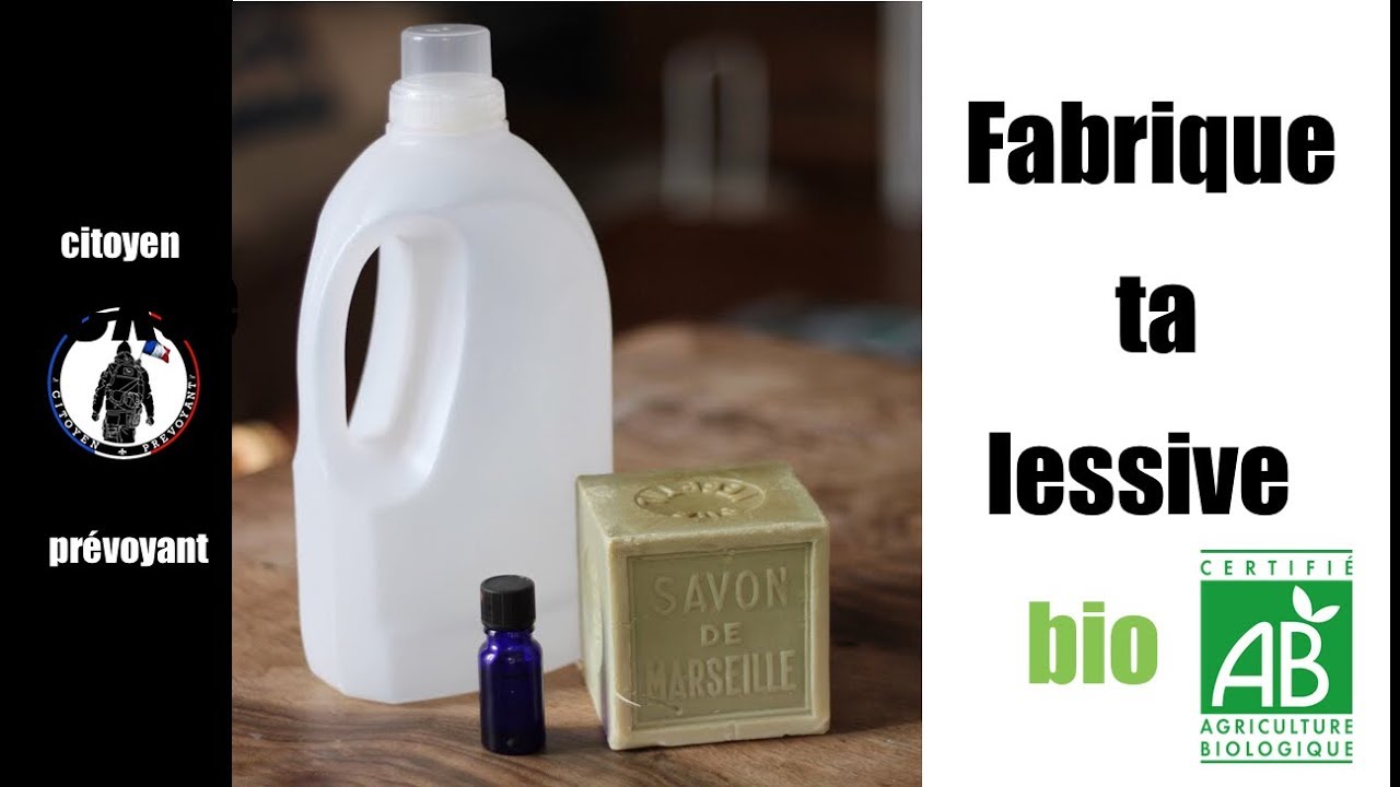 Apprendre à fabriquer de la lessive bio avec du savon de Marseille