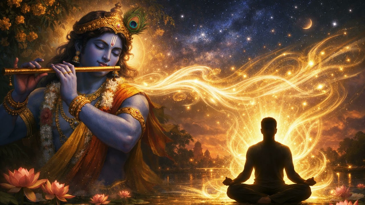 krishna flute music | calming bansuri, sleep music, meditation, study & relaxation
