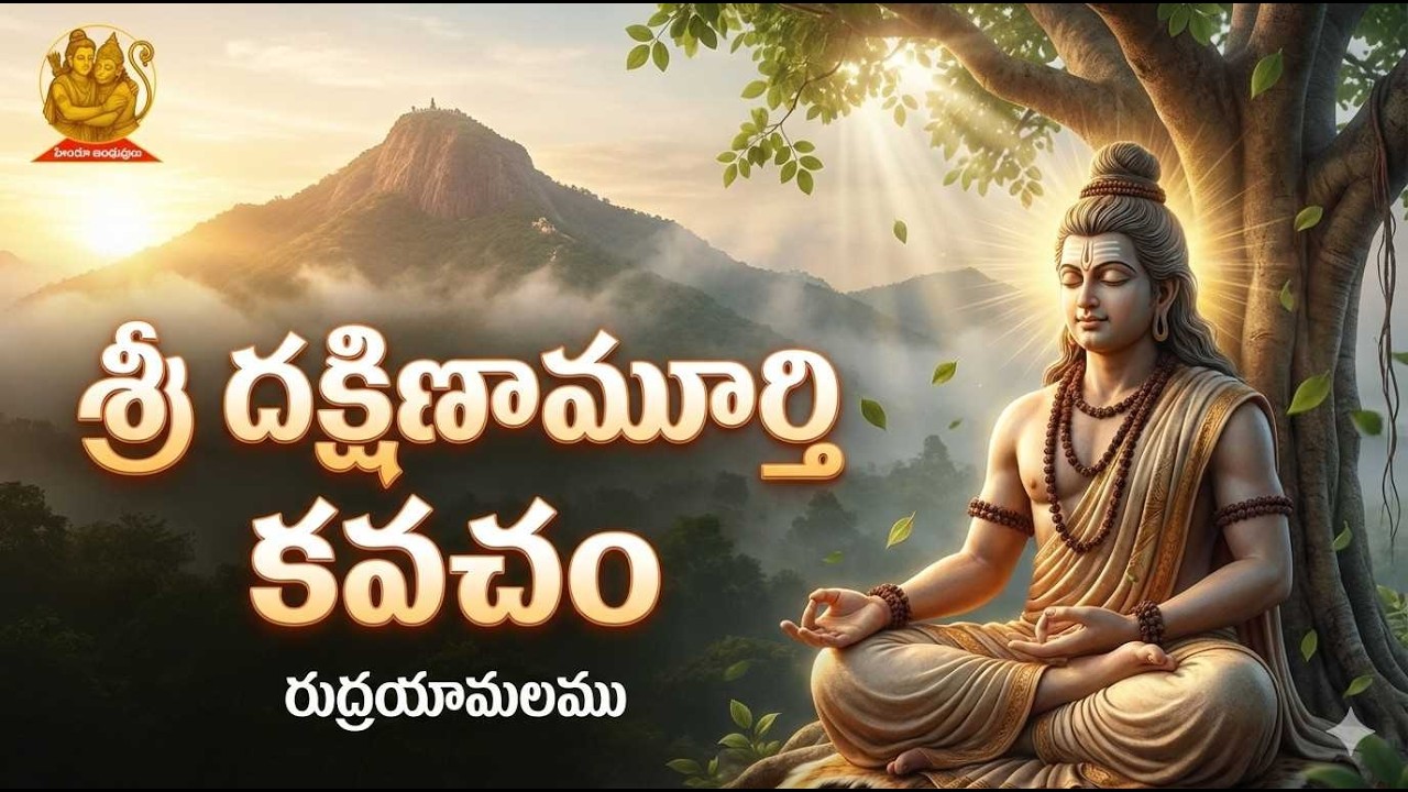 Sri Dakshinamurthy Kavacham | Rudrayamala Mantra | Arunachala Vibes & Guru Tattva | Hindu Banduvulu