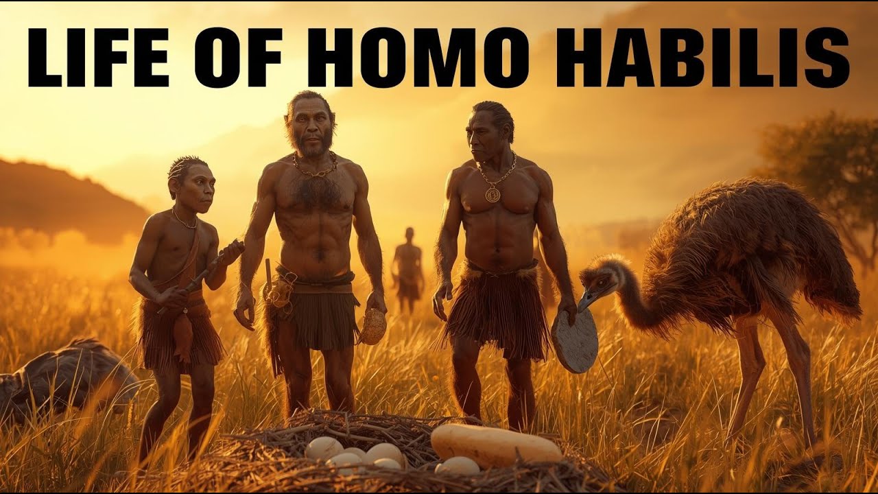 Homo Habilis Egg Heist: Ostrich Chase & Survival Adventure