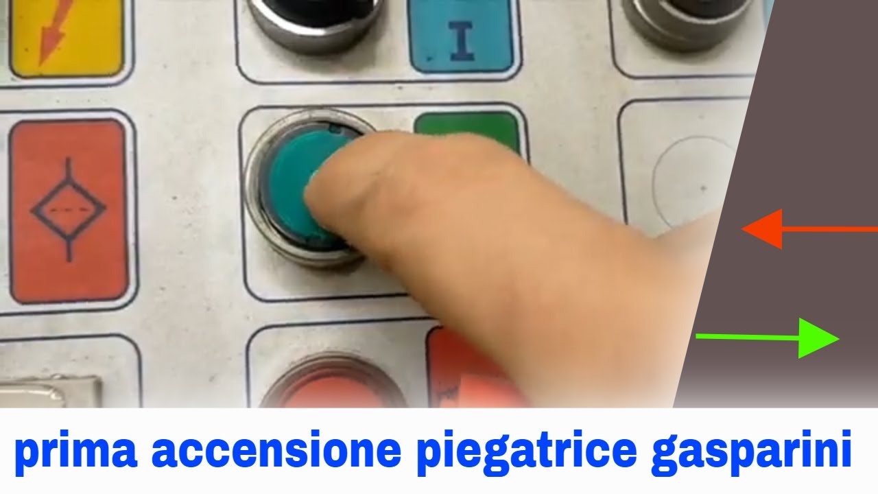 Video 3 | sentiamo come gira il motore  piegatrice idraulica usata gasparini pbs