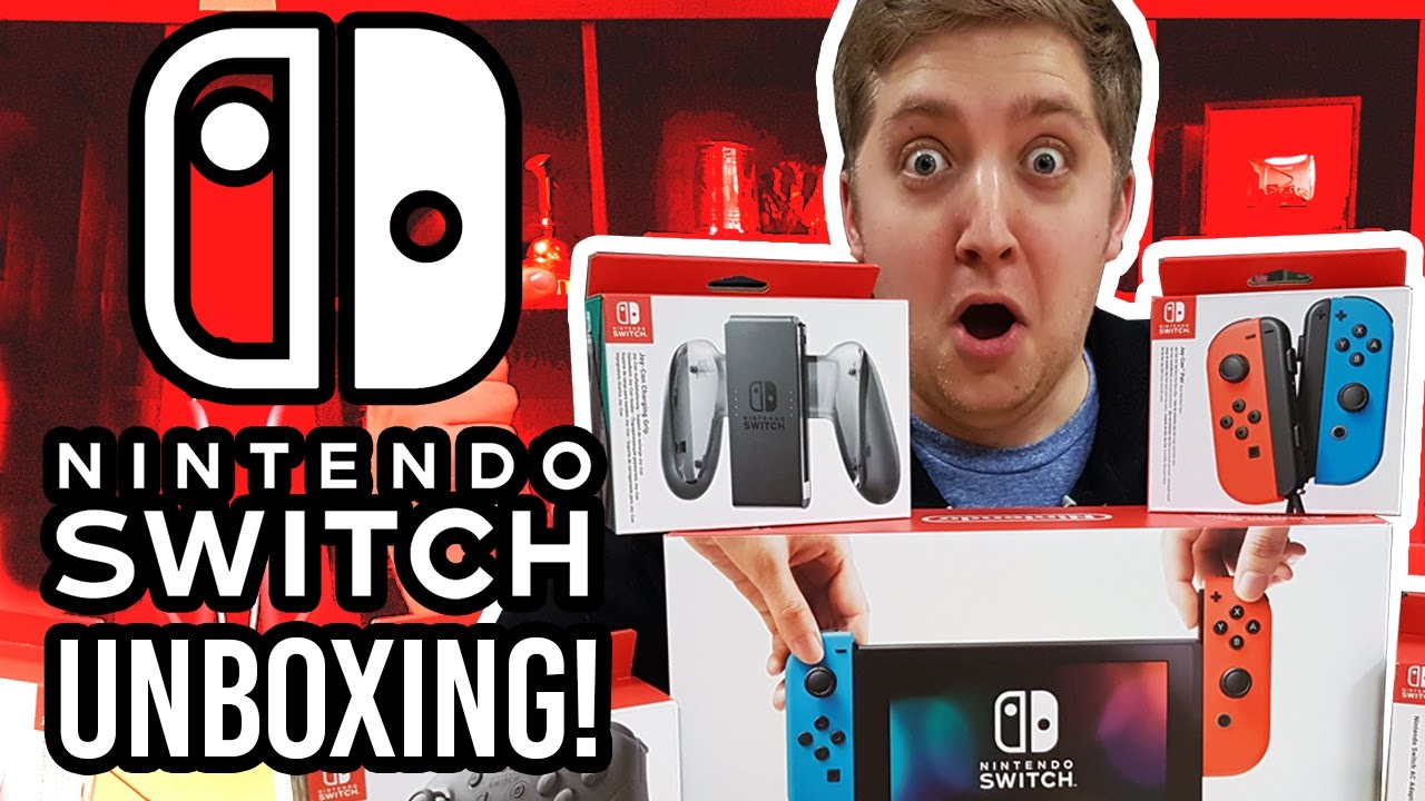 Nintendo Switch Unboxing + Setup!